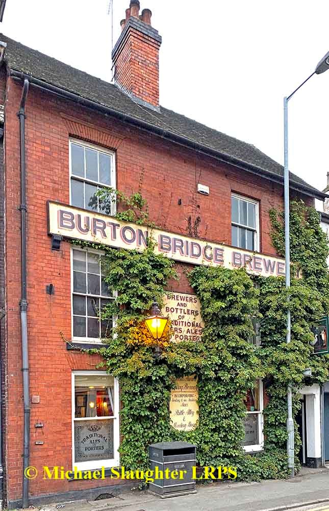 Burton Bridge Inn exterior. Published on 